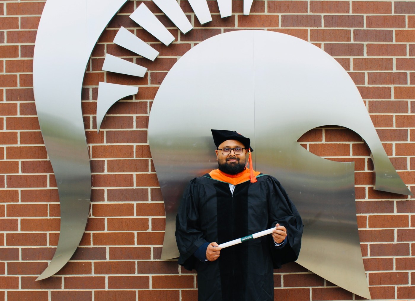 Md Wahidur Rahman at Michigan State University graduation